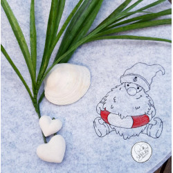 Stickdatei - Seebär Gnom 3